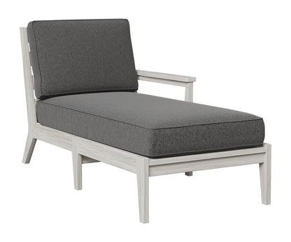 Berlin Gardens Mayhew Left Arm Chaise Lounge in Seashell