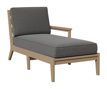 Berlin Gardens Mayhew Left Arm Chaise Lounge in Weatherwood