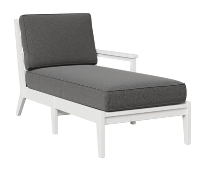 Berlin Gardens Mayhew Left Arm Chaise Lounge in White