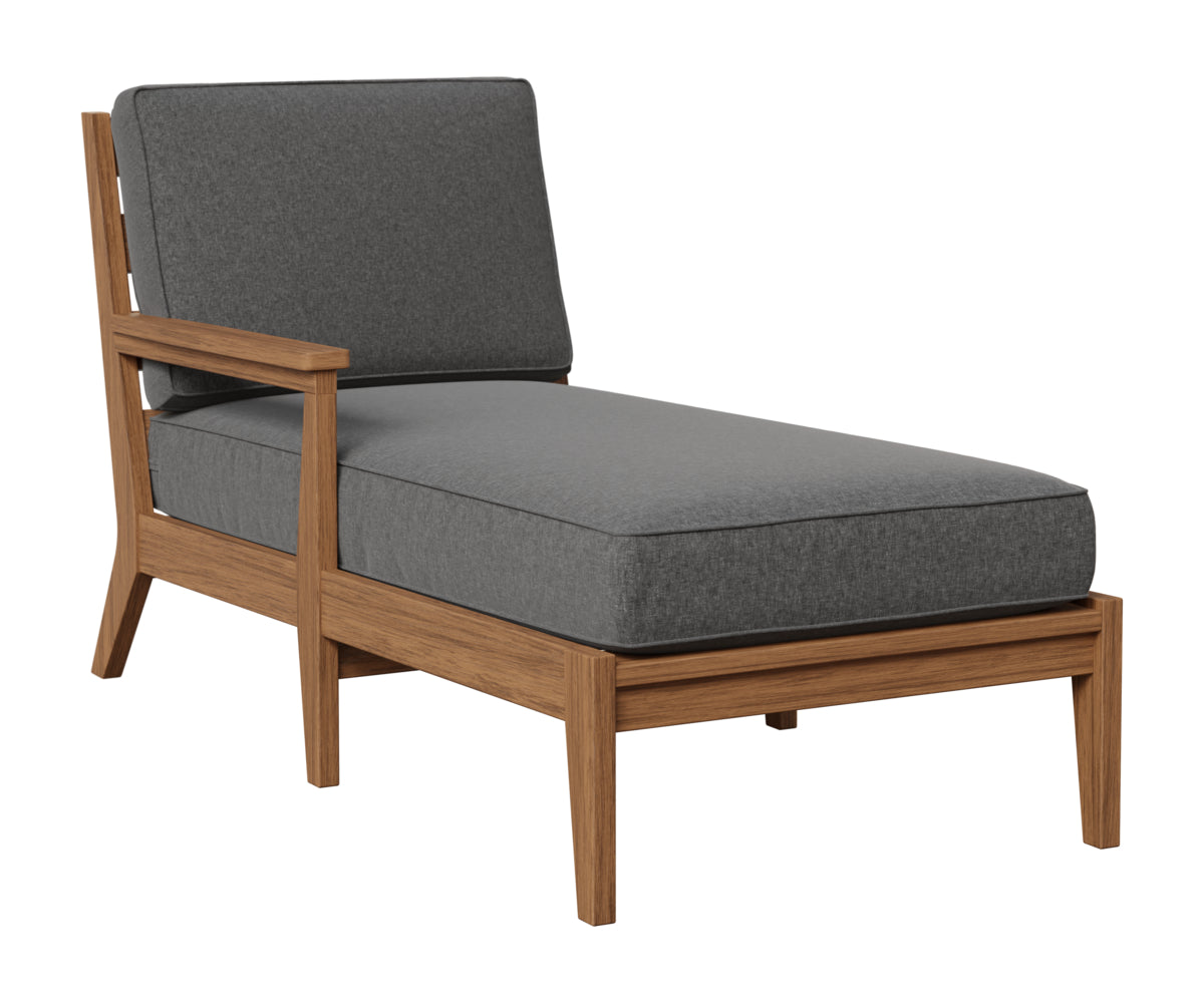 Berlin Gardens Mayhew Right Arm Chaise Lounge in Antique Mahogany