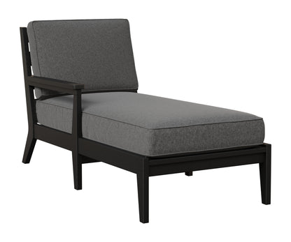 Berlin Gardens Mayhew Right Arm Chaise Lounge in Black