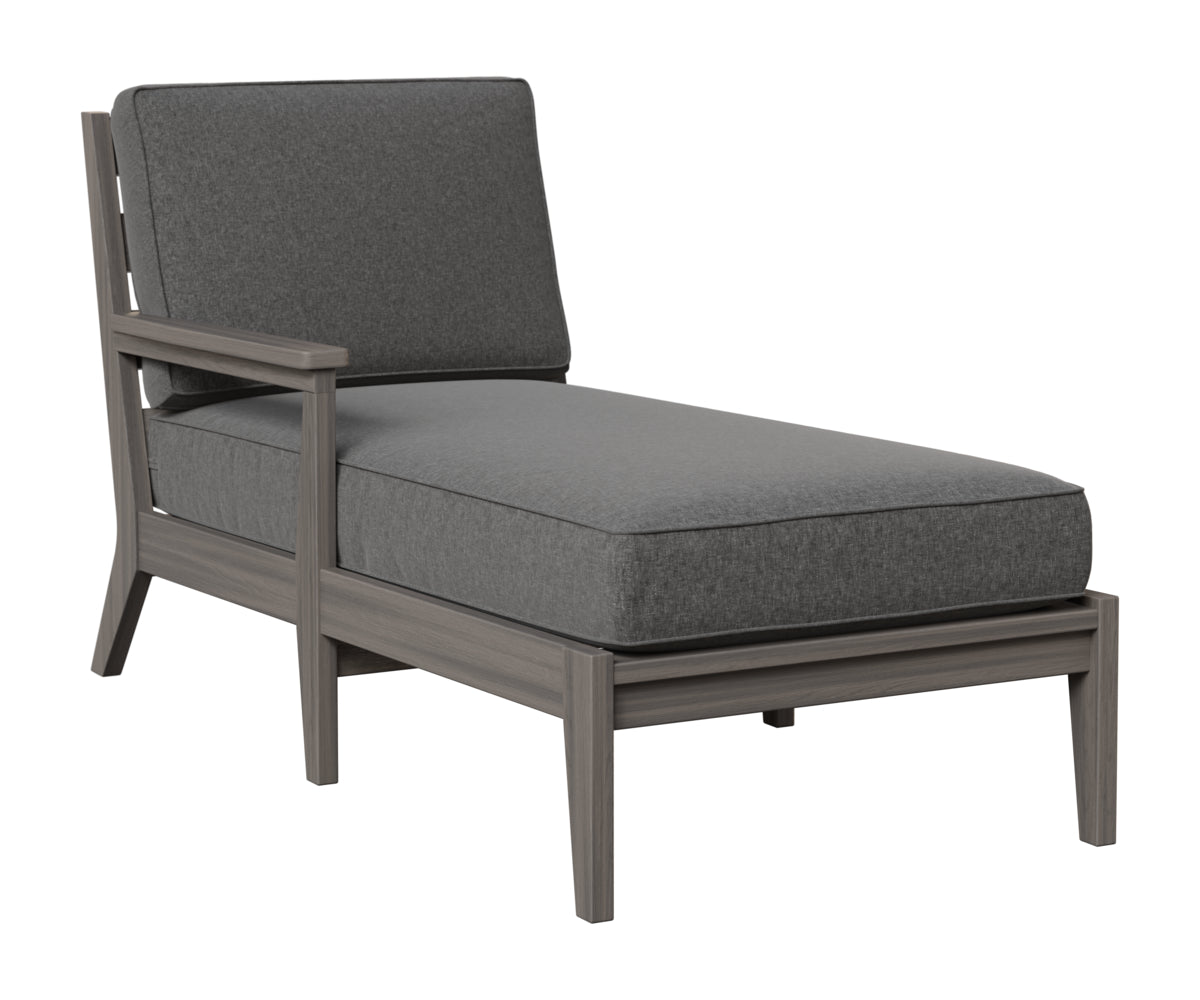 Berlin Gardens Mayhew Right Arm Chaise Lounge in Coastal Gray