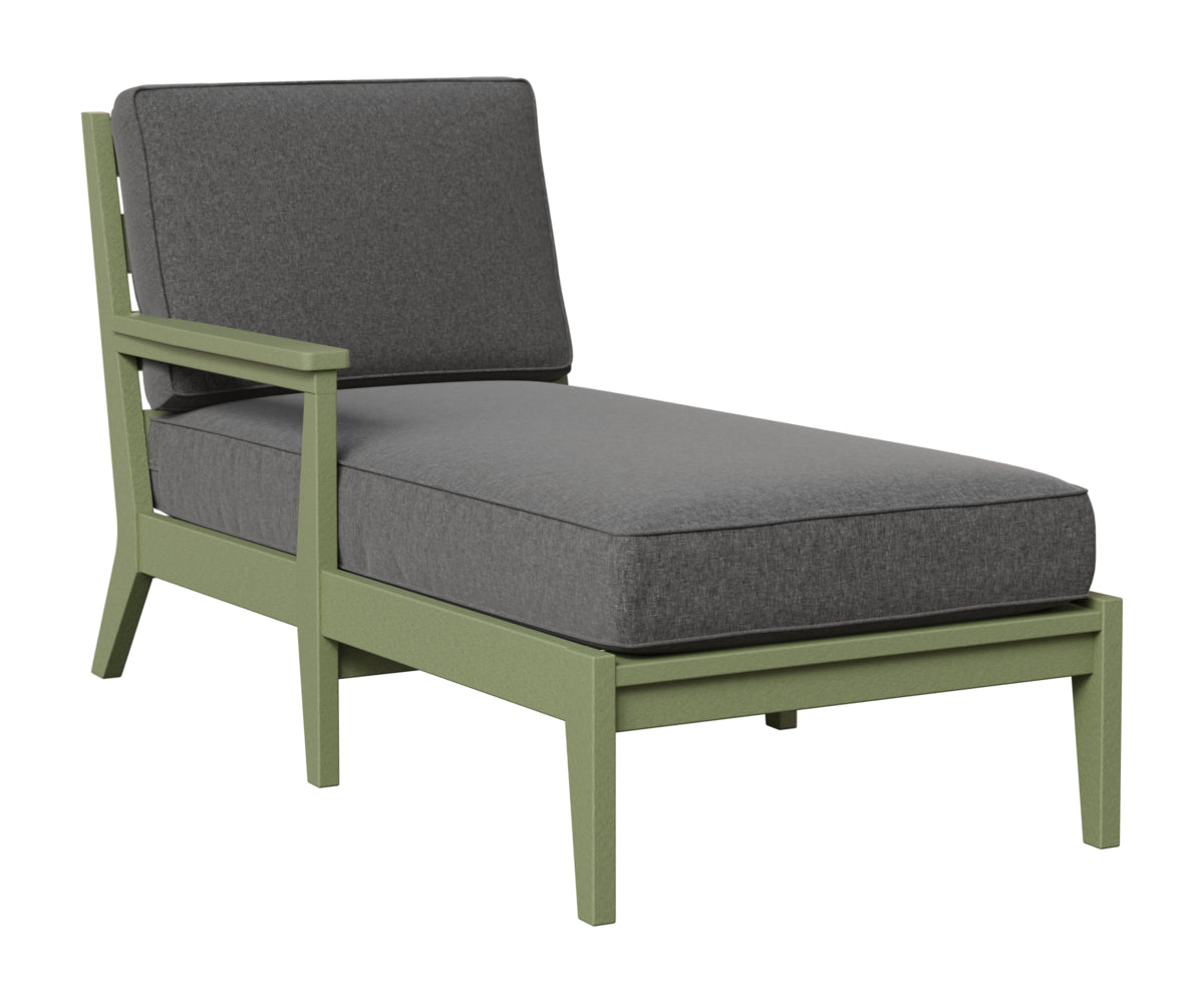 Berlin Gardens Mayhew Right Arm Chaise Lounge in Sage