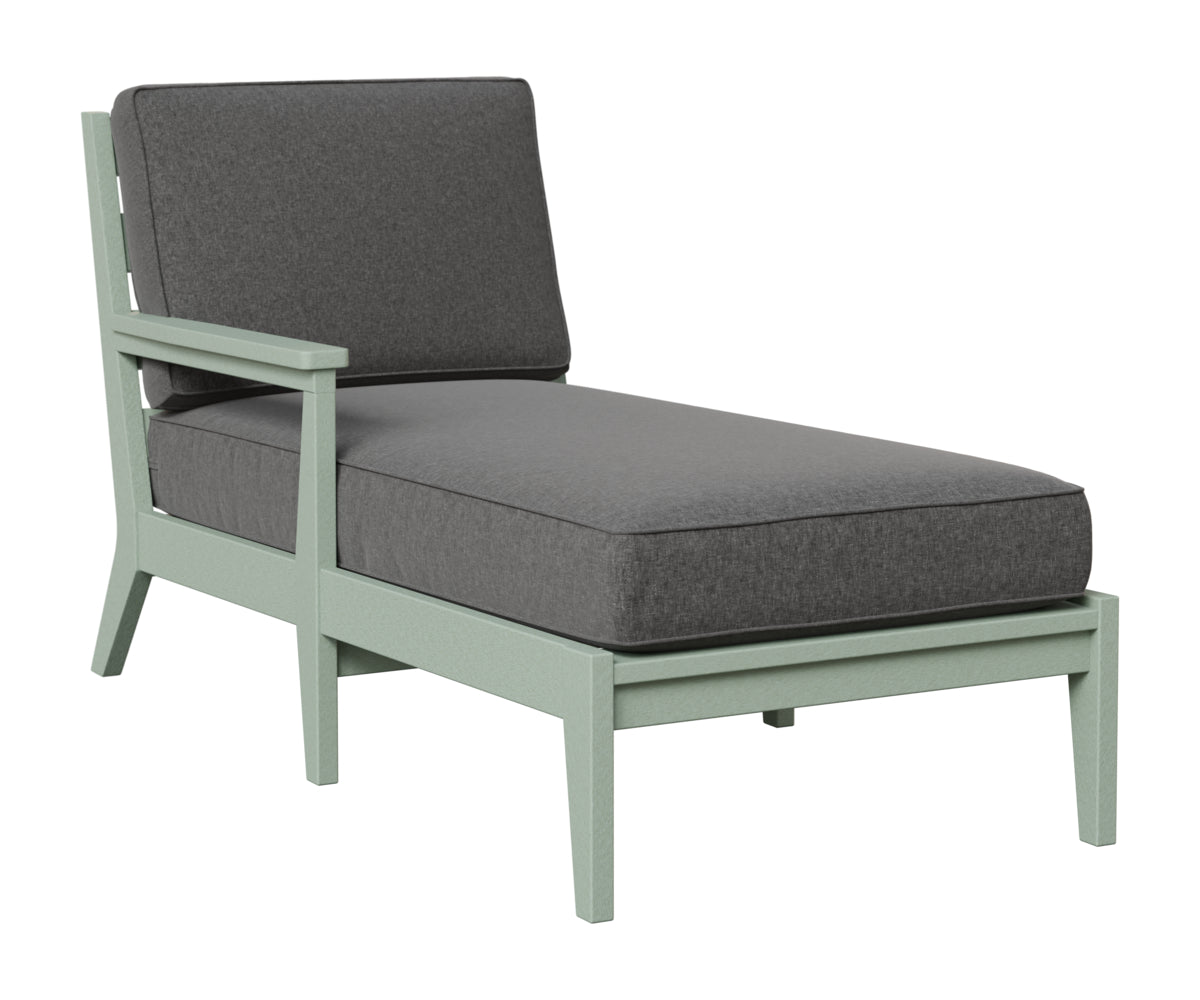 Berlin Gardens Mayhew Right Arm Chaise Lounge in Sea Foam