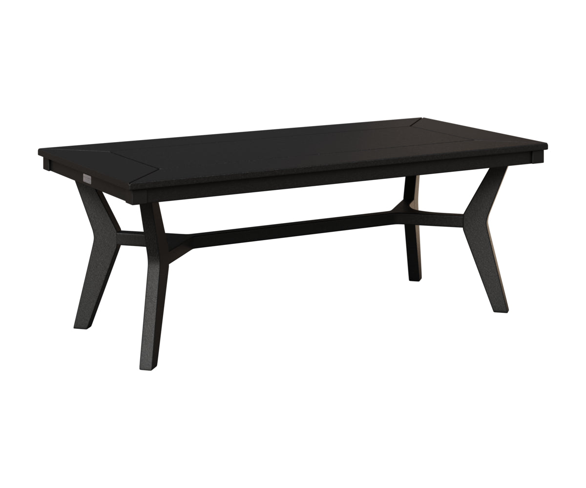 Berlin Gardens Mayhew Rectangular Coffee Table in Black