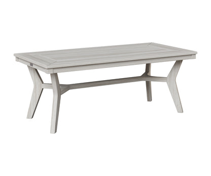 Berlin Gardens Mayhew Rectangular Coffee Table in Seashell
