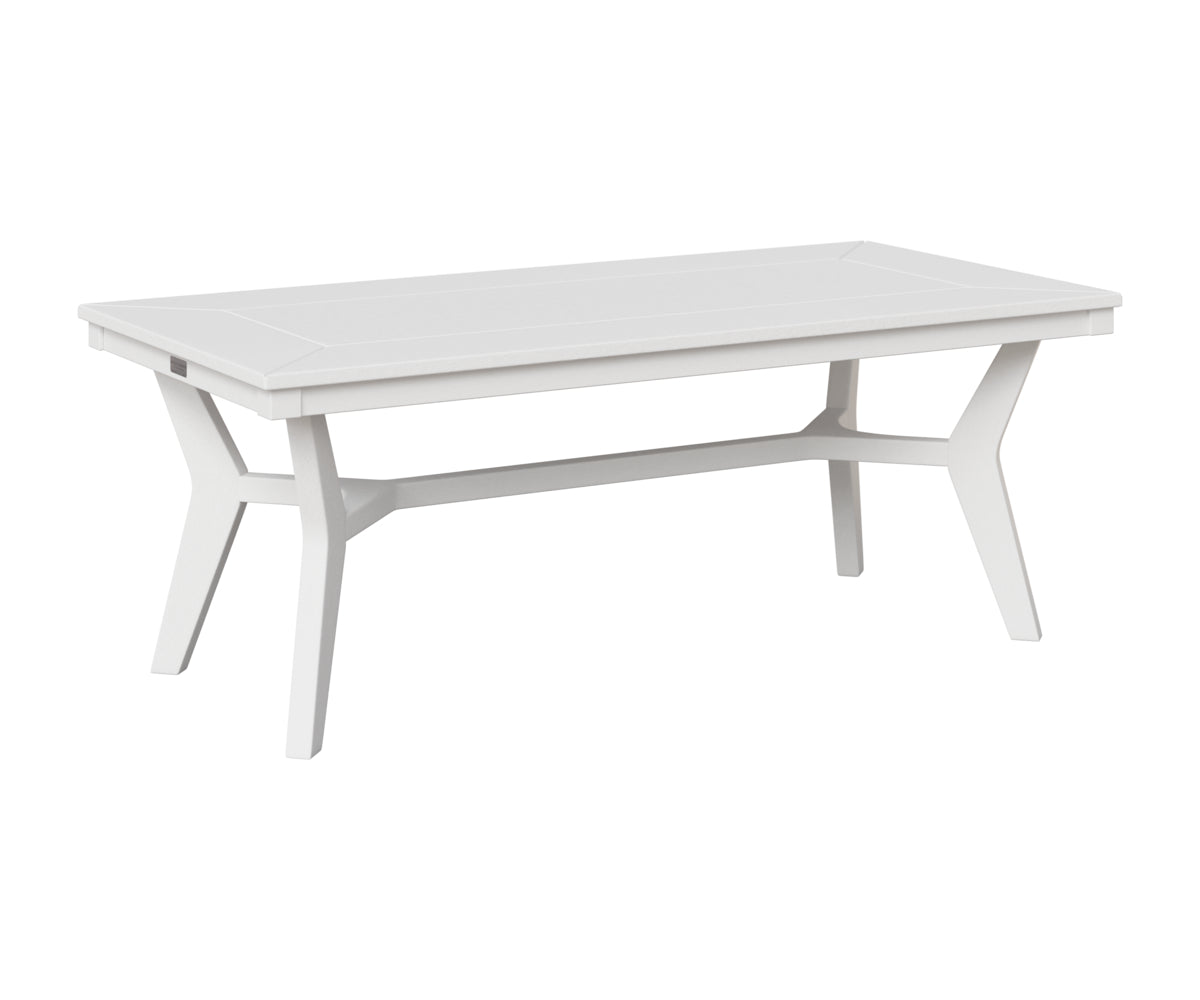 Berlin Gardens Mayhew Rectangular Coffee Table in White