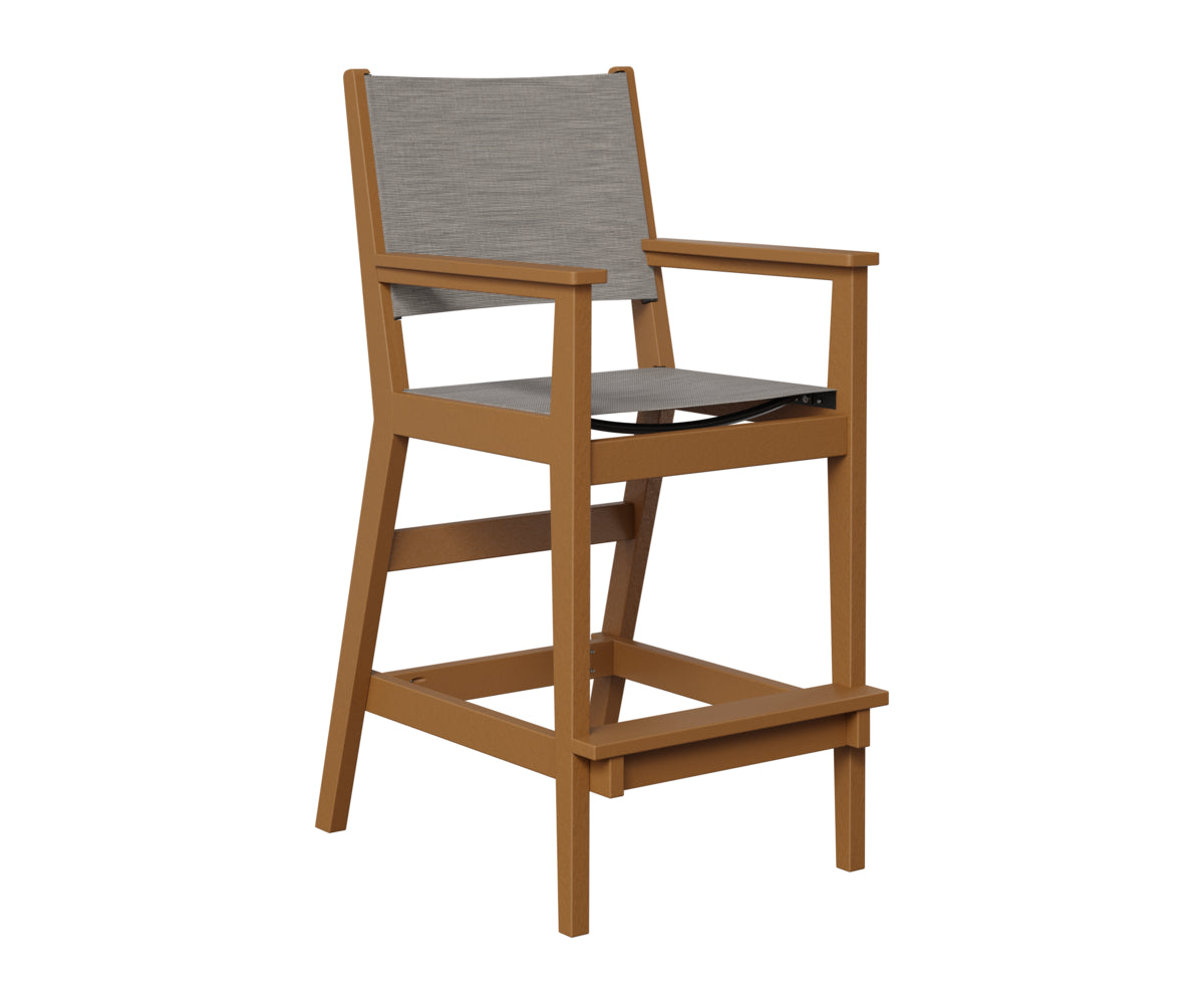 Berlin Gardens Mayhew Sling Bar Arm Chair in Cedar