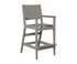 Berlin Gardens Mayhew Sling Bar Arm Chair in Light Gray