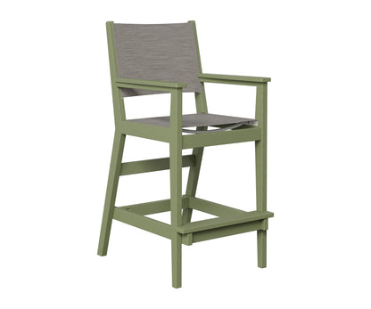 Berlin Gardens Mayhew Sling Bar Arm Chair in Sage