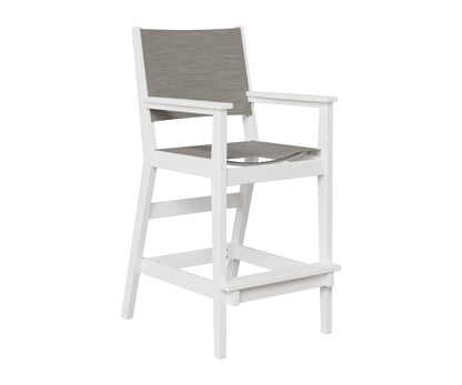 Berlin Gardens Mayhew Sling Bar Arm Chair in White