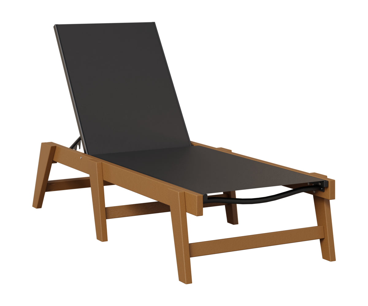Berlin Gardens Mayhew Sling Chaise Armless in Cedar