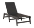 Berlin Gardens Mayhew Sling Chaise Armless in Smoke Gray