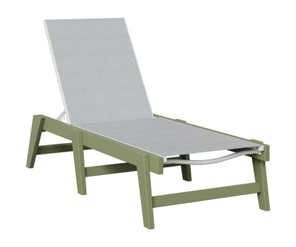 Berlin Gardens Mayhew Sling Chaise Armless in Sage