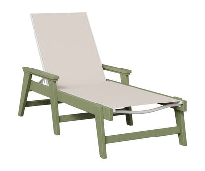 Berlin Gardens Mayhew Sling Chaise w/Arms in Sage