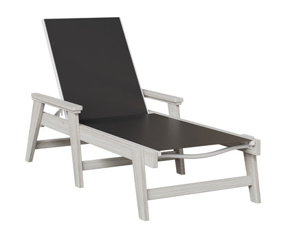 Berlin Gardens Mayhew Sling Chaise w/Arms in Seashell
