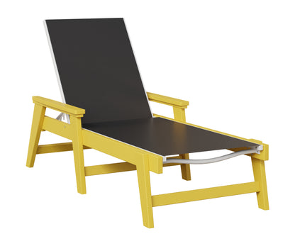 Berlin Gardens Mayhew Sling Chaise w/Arms in Sunburst Yellow
