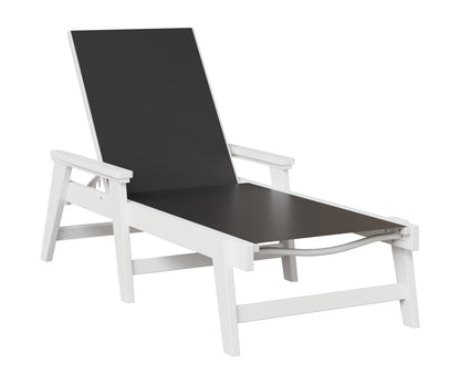 Berlin Gardens Mayhew Sling Chaise w/Arms in White