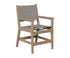 Berlin Gardens Mayhew Sling Dining Arm Chair in Weatherwood