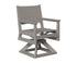 Berlin Gardens Mayhew Sling Swivel Rocker Dining in Light Gray