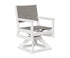 Berlin Gardens Mayhew Sling Swivel Rocker Dining in White