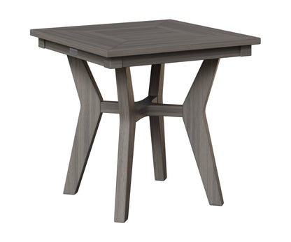 Berlin Gardens Mayhew Square End Table in Coastal Gray