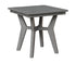 Berlin Gardens Mayhew Square End Table in Driftwood Gray