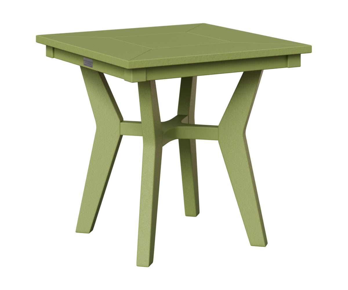 Berlin Gardens Mayhew Square End Table in Kiwi Green