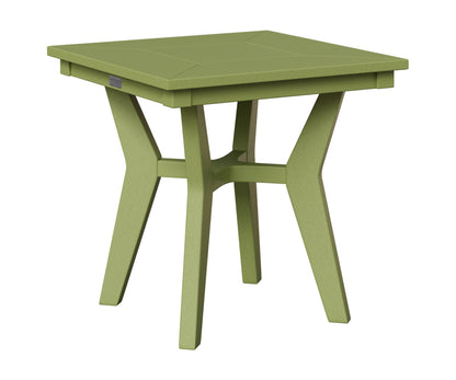 Berlin Gardens Mayhew Square End Table in Kiwi Green