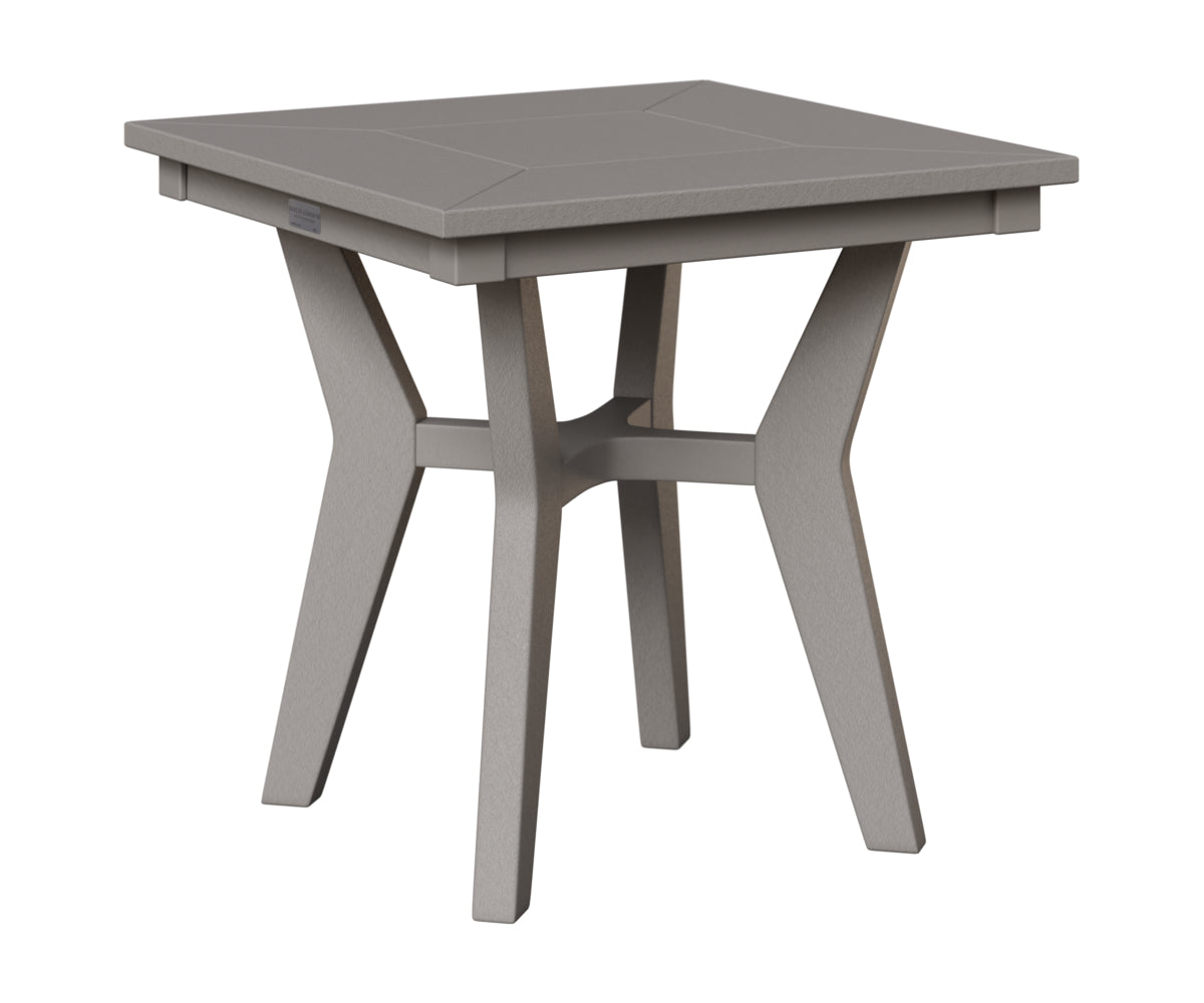 Berlin Gardens Mayhew Square End Table in Light Gray