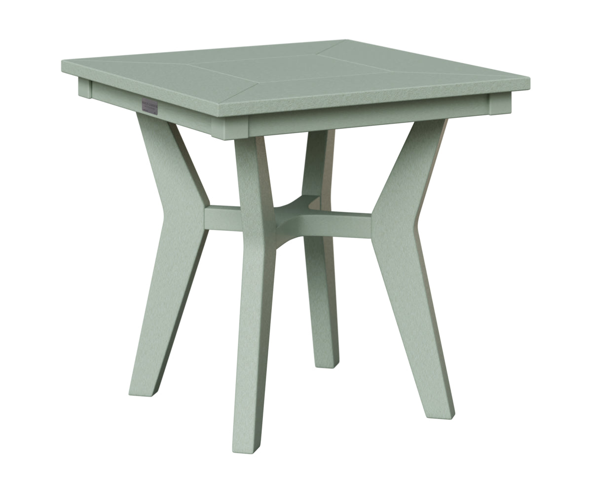 Berlin Gardens Mayhew Square End Table in Sea Foam