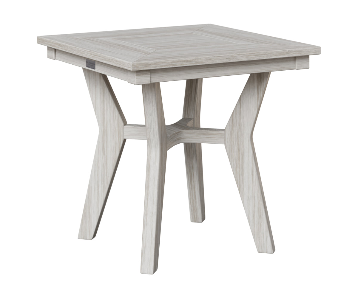 Berlin Gardens Mayhew Square End Table in Seashell