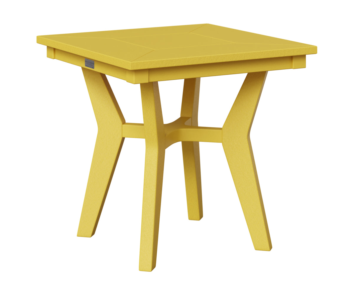 Berlin Gardens Mayhew Square End Table in Sunburst Yellow