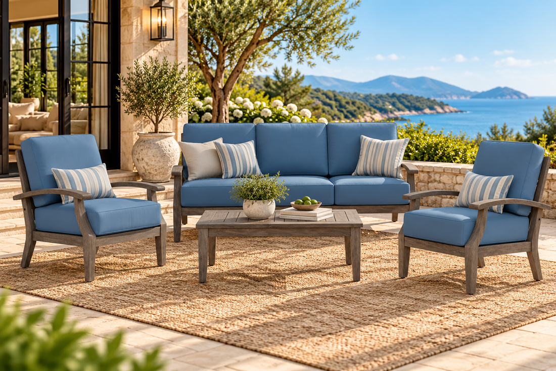 Lloyd Flanders Frontier 4-Piece Living Room Set