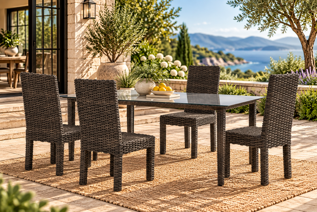 Lloyd Flanders Largo 5-Piece Dining Set