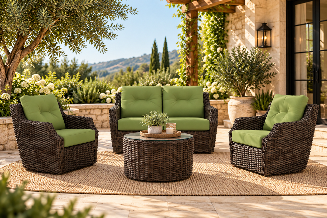 Lloyd Flanders Largo 4-Piece Conversation Set