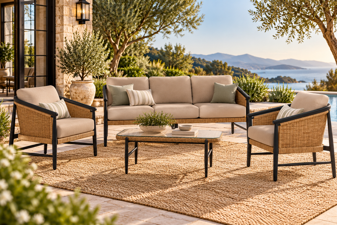 Lloyd Flanders Galloway 4-Piece Living Room Set