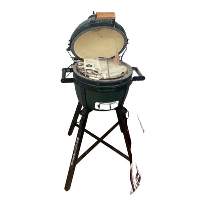 MiniMax Big Green Egg with Portable Nest on white background