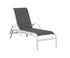 Berlin Gardens Murphy Sling Chaise Lounge with Arms in White
