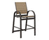 Berlin Gardens Murphy Poly Bar Chair in Granite Speckle, Weatherwood slats