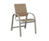 Berlin Gardens Murphy Poly Dining Chair in Platinum Silver, Weatherwood slats