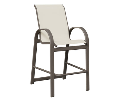 Berlin Gardens Murphy Sling Bar Chair in Graphite