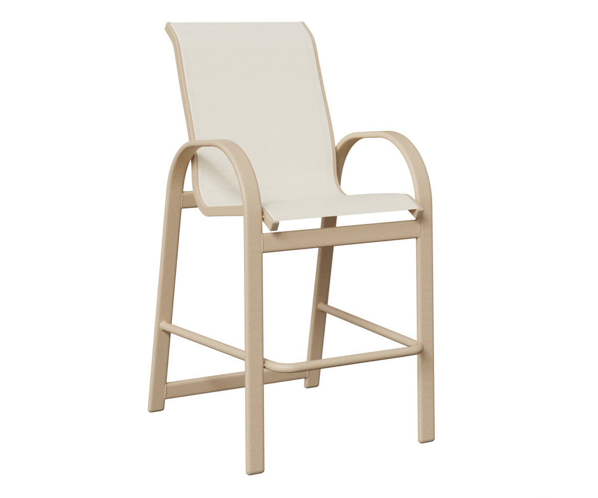 Berlin Gardens Murphy Sling Bar Chair in Luna Multi
