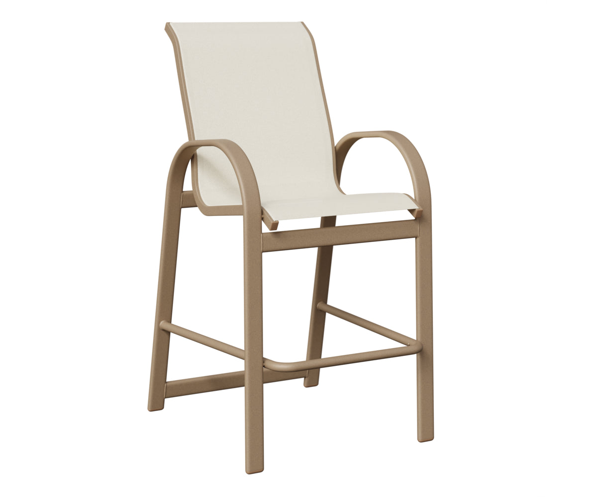 Berlin Gardens Murphy Sling Bar Chair in Oak Wood Vein
