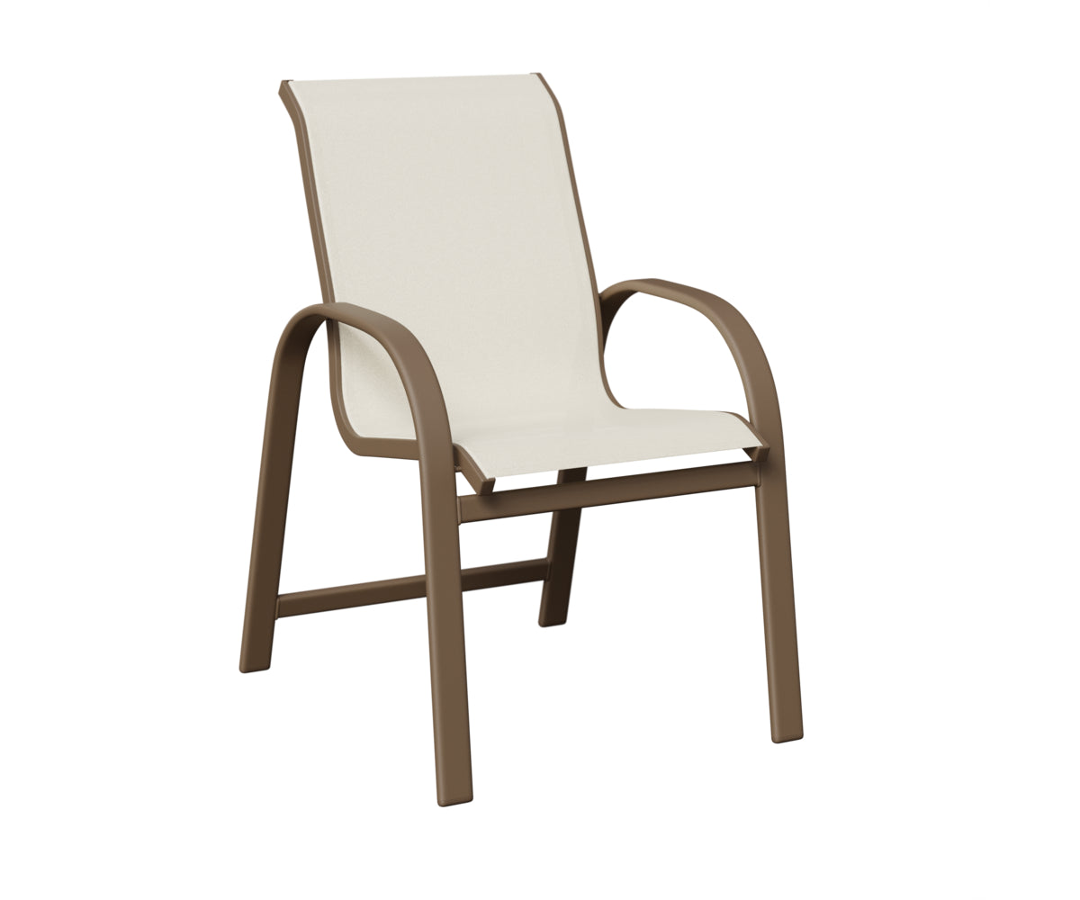 Berlin Gardens Murphy Sling Dining Chair in Clay