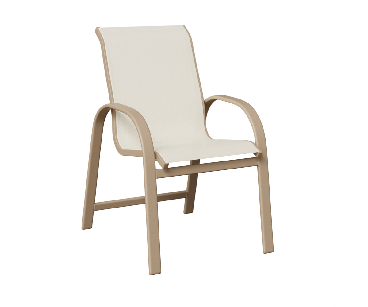 Berlin Gardens Murphy Sling Dining Chair in Sahara Speckle