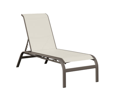 Berlin Gardens Murphy Sling Chaise Lounge in Graphite