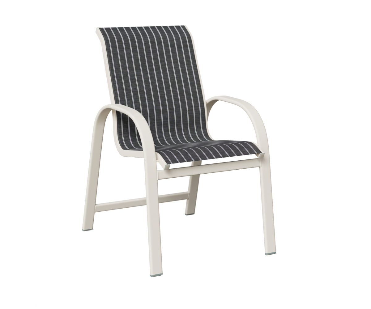 Berlin Gardens Murphy Sling Dining Chair in White