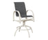 Berlin Gardens Murphy Sling Swivel Bar Chair in White