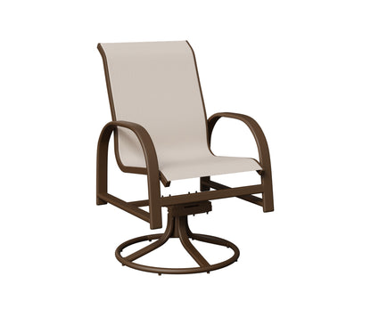 Berlin Gardens Murphy Sling Swivel Rocker Dining Chair, lifestyle photo 1